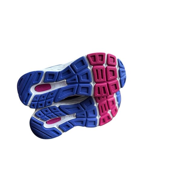 NWOT New Balance 680 V6 Girls 1 Wide Preschool Running Shoe Black Magenta - Picture 8 of 8